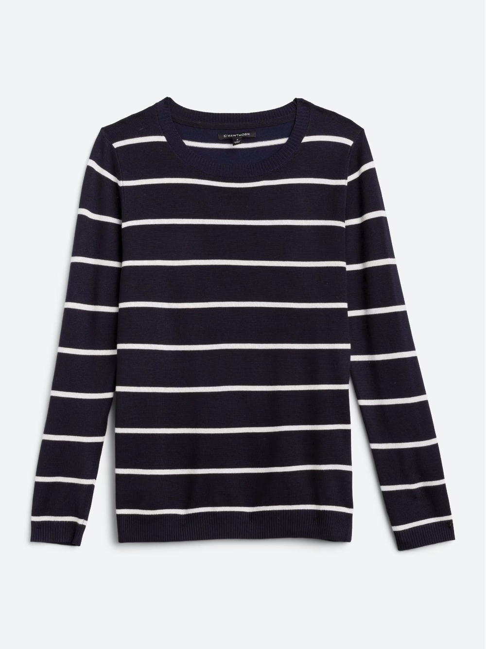 41 Hawthorn Aubree Striped Crewneck Fine Gauge Pullover NWOT